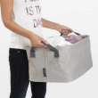 Storage Basket, Foldable, BRABANTIA, 37 x 44 x H 26 cm, Beige-Grey Storage Basket, Foldable, BRABANTIA, 37 x 44 x H 26 cm, Beige-Grey