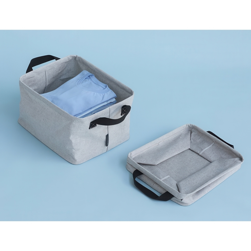 Storage Basket, Foldable, BRABANTIA, 37 x 44 x H 26 cm, Beige-Grey in the group Storage / Wardrobe storage / Sorting boxes at SmartaSaker.se (40748)