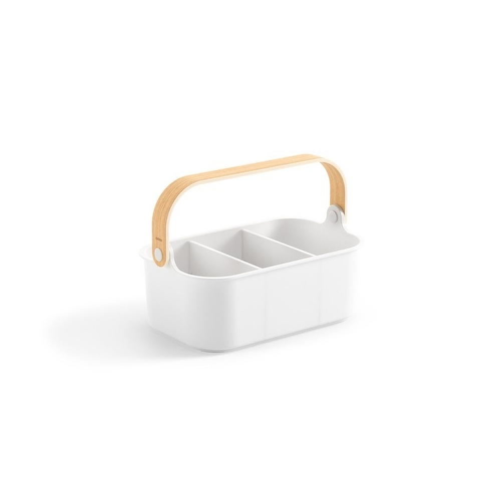 Basket, UMBRA BELLWOOD BIN, 29x 17,5 x H 13 cm, White / Nature in the group Storage / Cleaning and waste sorting / Cleaning baskets at SmartaSaker.se (40750)
