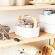 Basket, UMBRA BELLWOOD BIN, 29x 17,5 x H 13 cm, White / Nature Basket, UMBRA BELLWOOD BIN, 29x 17,5 x H 13 cm, White / Nature