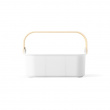 Basket, UMBRA BELLWOOD BIN, 29x 17,5 x H 13 cm, White / Nature Basket, UMBRA BELLWOOD BIN, 29x 17,5 x H 13 cm, White / Nature