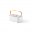 Basket, UMBRA BELLWOOD BIN, 29x 17,5 x H 13 cm, White / Nature Basket, UMBRA BELLWOOD BIN, 29x 17,5 x H 13 cm, White / Nature