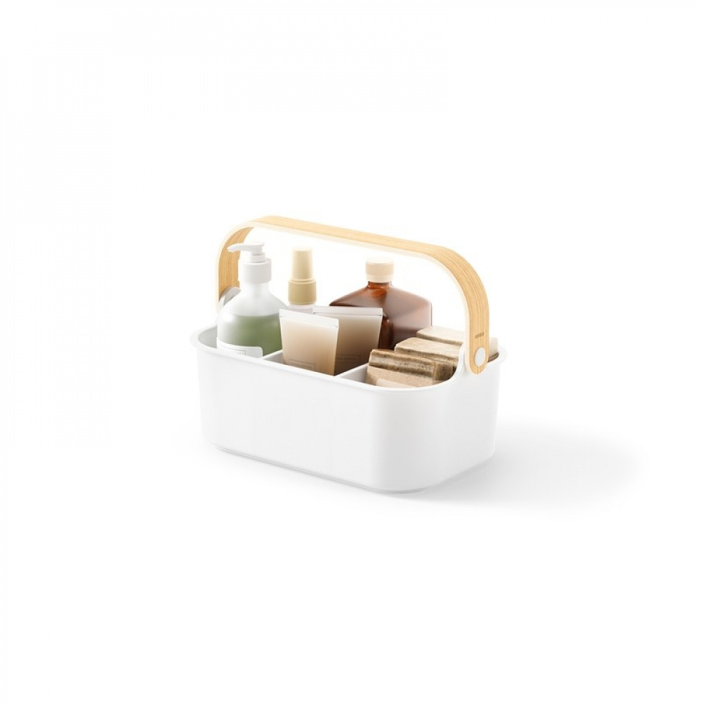 Basket, UMBRA BELLWOOD BIN, 29x 17,5 x H 13 cm, White / Nature in the group Storage / Cleaning and waste sorting / Cleaning baskets at SmartaSaker.se (40750)