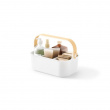Basket, UMBRA BELLWOOD BIN, 29x 17,5 x H 13 cm, White / Nature Basket, UMBRA BELLWOOD BIN, 29x 17,5 x H 13 cm, White / Nature