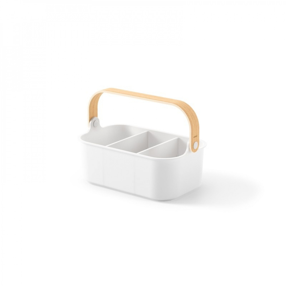 Basket, UMBRA BELLWOOD BIN, 29x 17,5 x H 13 cm, White / Nature in the group Storage / Cleaning and waste sorting / Cleaning baskets at SmartaSaker.se (40750)
