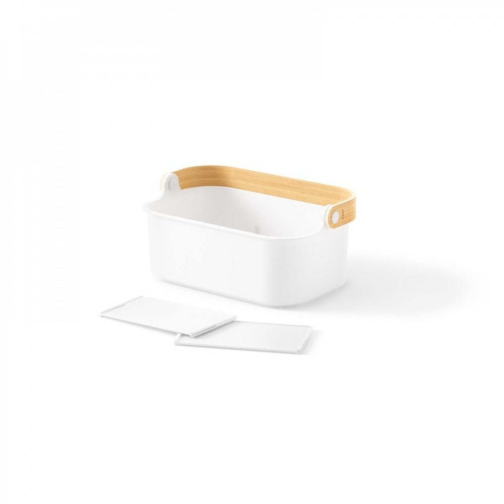 Basket, UMBRA BELLWOOD BIN, 29x 17,5 x H 13 cm, White / Nature in the group Storage / Cleaning and waste sorting / Cleaning baskets at SmartaSaker.se (40750)