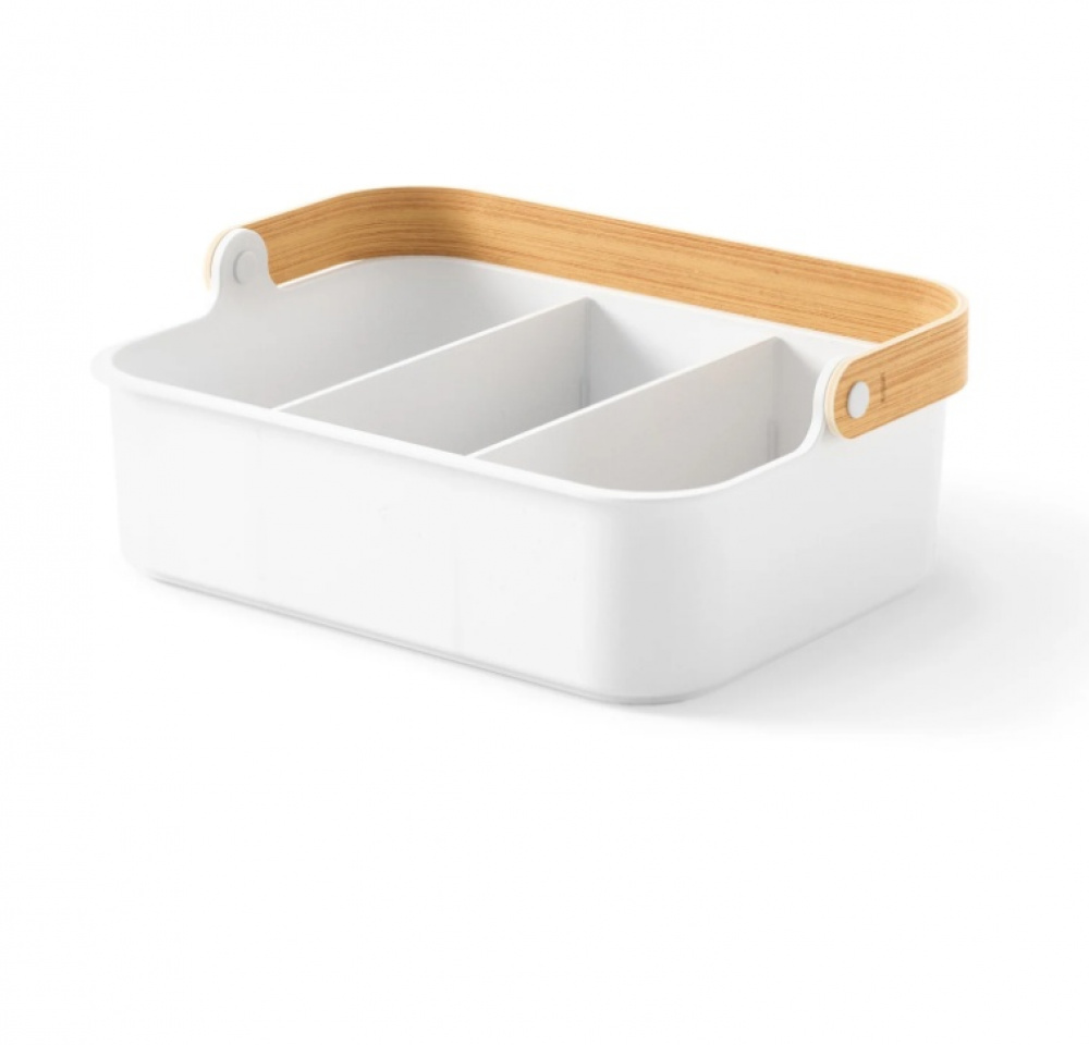 Basket, UMBRA LARGE BELLWOOD BIN, 36 x 26 x H 13 cm, White / Nature in the group Storage / Cleaning and waste sorting / Cleaning baskets at SmartaSaker.se (40751)