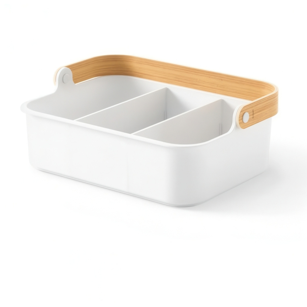 Basket, UMBRA LARGE BELLWOOD BIN, 36 x 26 x H 13 cm, White / Nature in the group Storage / Cleaning and waste sorting / Cleaning baskets at SmartaSaker.se (40751)