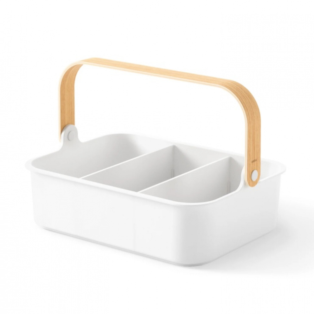 Basket, UMBRA LARGE BELLWOOD BIN, 36 x 26 x H 13 cm, White / Nature in the group Storage / Cleaning and waste sorting / Cleaning baskets at SmartaSaker.se (40751)