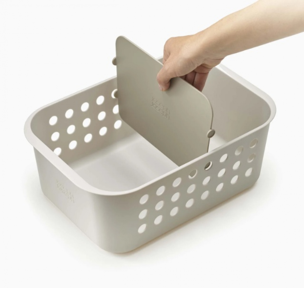 Storage Basket, , EASY STORE LARGE, 24 x 35 x H 15,8 cm , Joseph Joseph, Light grey in the group Storage / Storage boxes / JosephJoseph storage boxes at SmartaSaker.se (40752)