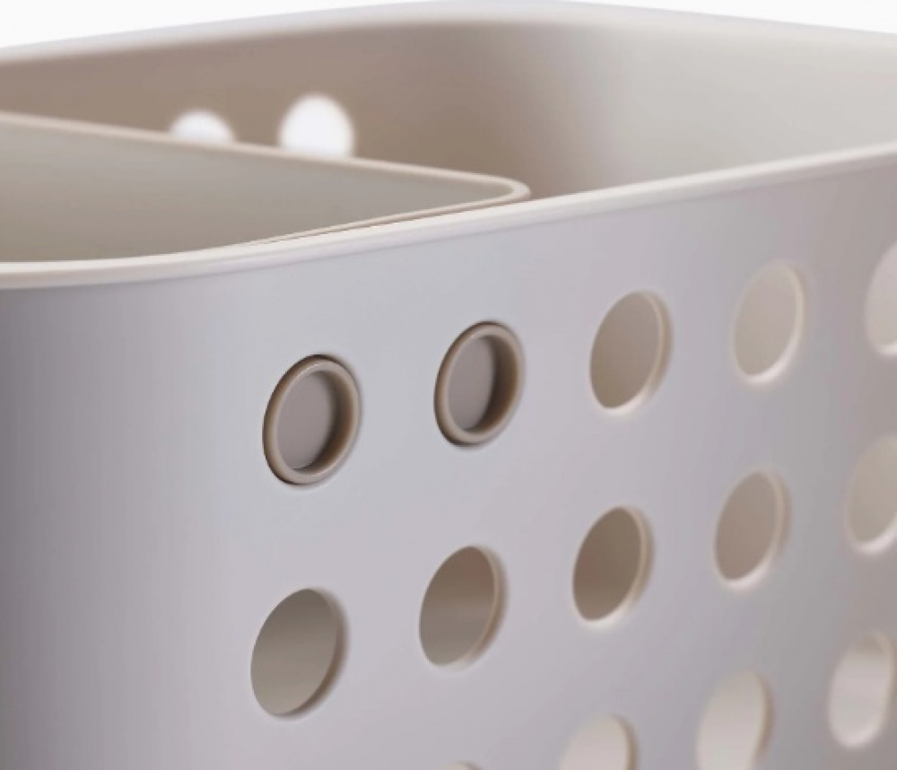 Storage Basket, EASY STORE COMPACT, 18,5 x 29 x H 13,3 cm , Joseph Joseph, Light grey in the group Storage / Storage boxes / JosephJoseph storage boxes at SmartaSaker.se (40754)