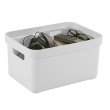 Storage Basket, 13 Liter, SIGMA BASKET MEDIUM, 35 x 24,6 x H18,3 cm, White Storage Basket, 13 Liter, SIGMA BASKET MEDIUM, 35 x 24,6 x H18,3 cm, White