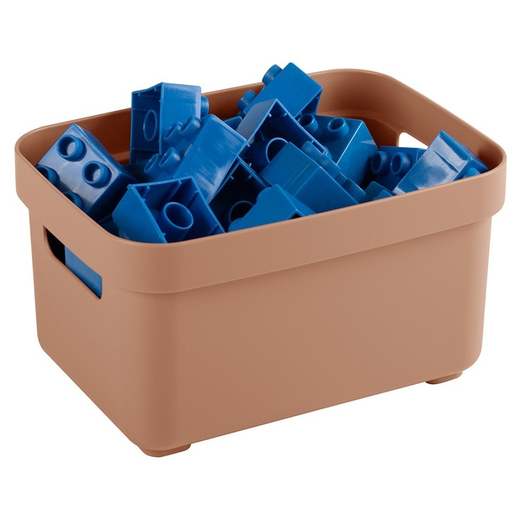 Storage Basket, 2,5 Liter, SIGMA BASKET MINI, 17,7 x 12,8 x H 9,3 cm, Teracotta in the group Storage at SmartaSaker.se (40763)