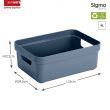 Storage Basket, 9 Liter, SIGMA BASKET LOW, 35 x 24,6 x H12,2 cm