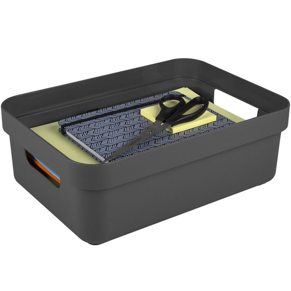 Storage Basket, 9 Liter, SIGMA BASKET LOW, 35 x 24,6 x H12,2 cm in the group Storage / Storage boxes at SmartaSaker.se (40765)