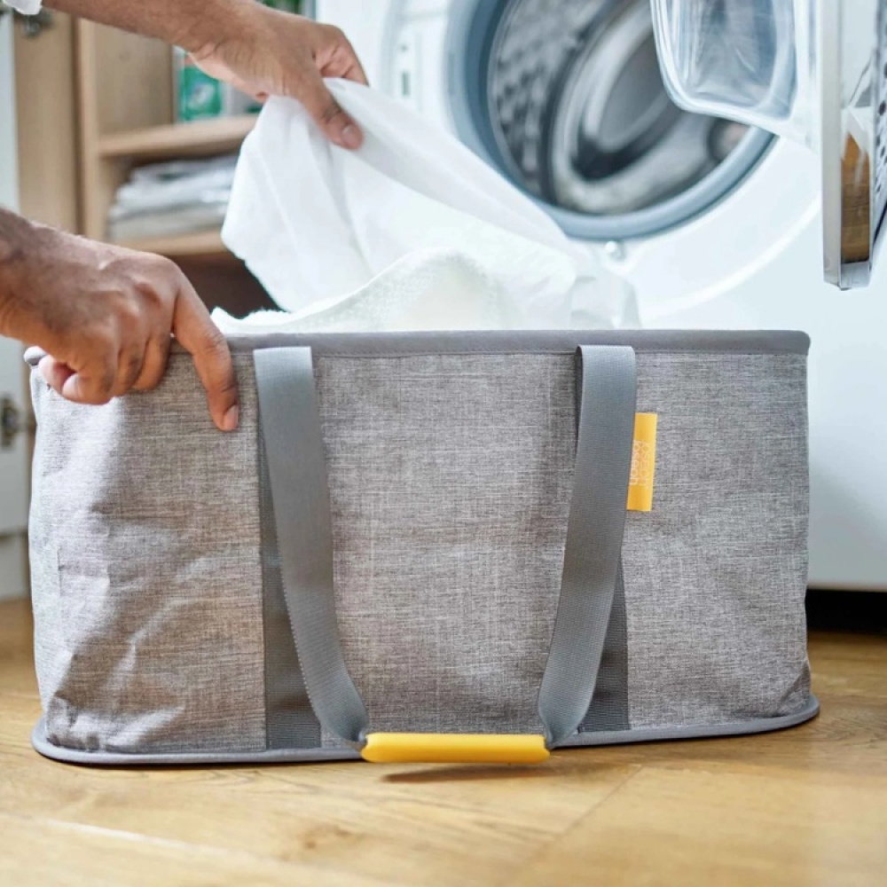 Laundry Basket, Collapsible, HOLD-ALL, Joseph Joseph 53 x 36 x H 25 cm, Grey in the group Storage / Wardrobe storage / Sorting boxes at SmartaSaker.se (40768)
