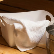 Storage basket, KOZIOL BOXXX ECO MEDIUM, 20 x 30 x H 15 cm, White Storage basket, KOZIOL BOXXX ECO MEDIUM, 20 x 30 x H 15 cm, White