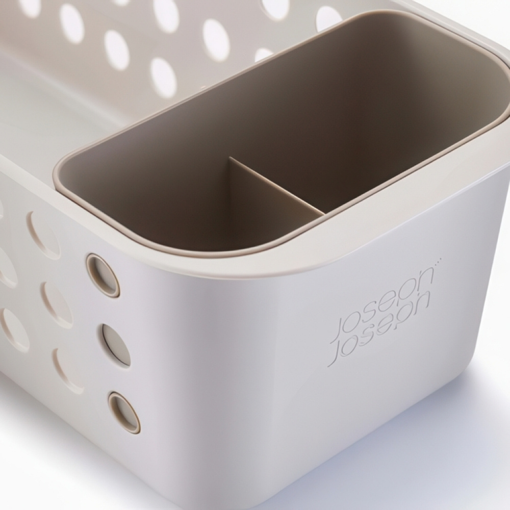 Storage Basket, , EASY STORE SLIMLINE, 16 x 40 x H 13 cm, Joseph Joseph, Lightgrey in the group Storage / Storage boxes / JosephJoseph storage boxes at SmartaSaker.se (40773)