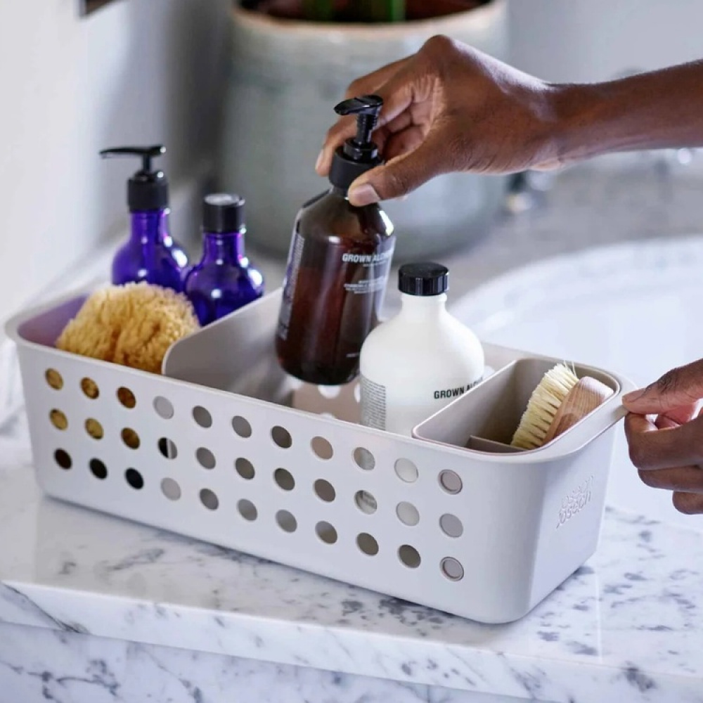 Storage Basket, , EASY STORE SLIMLINE, 16 x 40 x H 13 cm, Joseph Joseph, Lightgrey in the group Storage / Storage boxes / JosephJoseph storage boxes at SmartaSaker.se (40773)