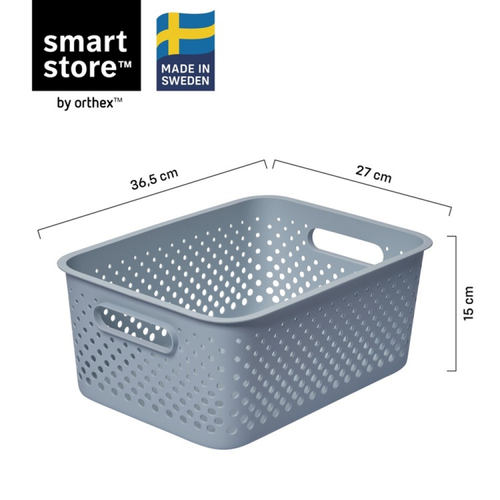 Storage Basket, SMARTSTORE ESSENCE LARGE, 36,5 x 27 x H 15 in the group Storage / Storage boxes / SmartStore storage boxes at SmartaSaker.se (40775)