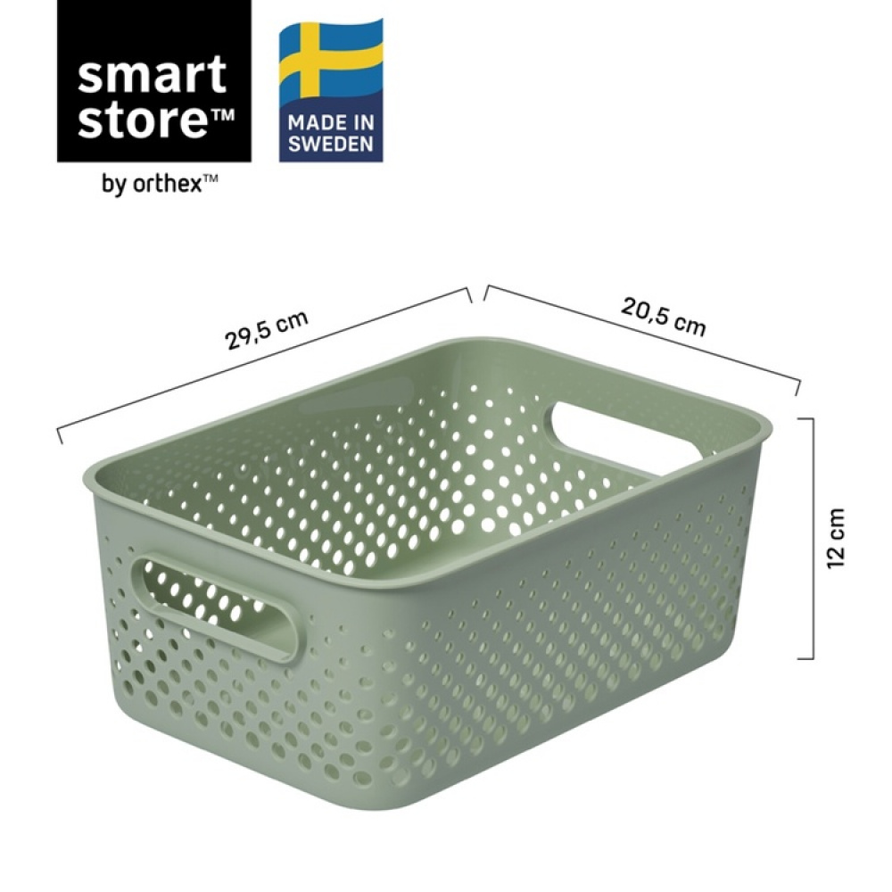 Storage Basket, SMARTSTORE ESSENCE MEDIUM, 29,5 x 20,5 x H 12 cm in the group Storage / Storage boxes / SmartStore storage boxes at SmartaSaker.se (40776)