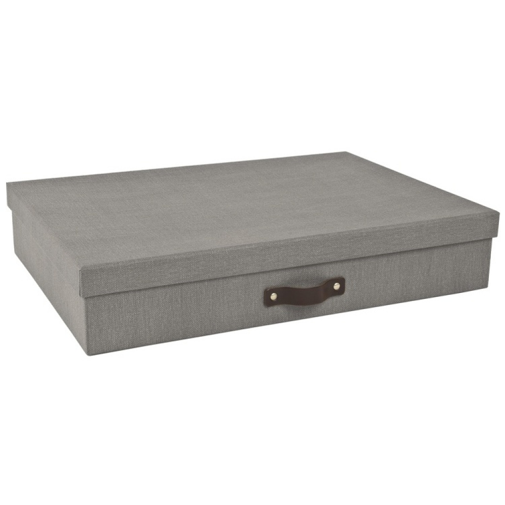 Storage box A3, BIGSO SVERKER CANVAS, 43,5 x 31 x H 8,5 cm in the group Storage / Storage boxes / BigSo storage boxes at SmartaSaker.se (40780)