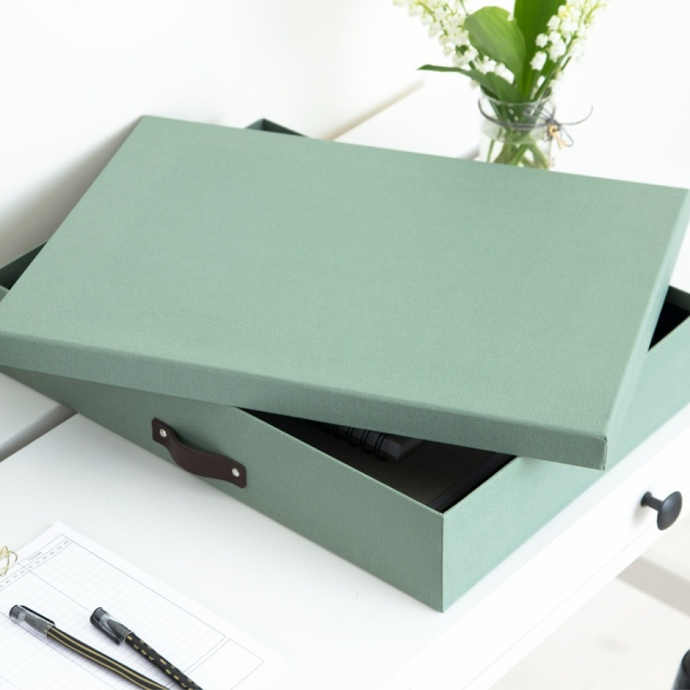 Storage box A3, BIGSO SVERKER CANVAS, 43,5 x 31 x H 8,5 cm in the group Storage / Storage boxes / BigSo storage boxes at SmartaSaker.se (40780)