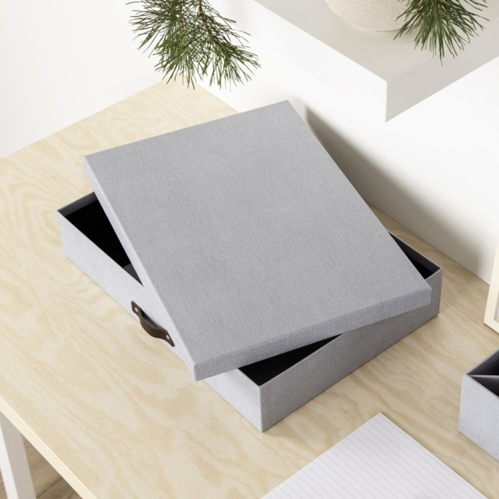 Storage box A3, BIGSO SVERKER CANVAS, 43,5 x 31 x H 8,5 cm in the group Storage / Storage boxes / BigSo storage boxes at SmartaSaker.se (40780)