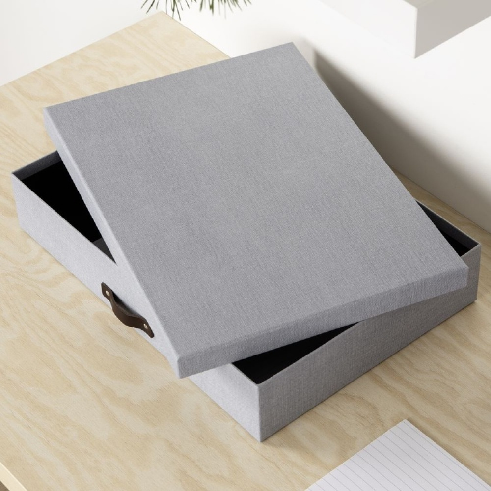 Storage box A3, BIGSO SVERKER CANVAS, 43,5 x 31 x H 8,5 cm in the group Storage / Storage boxes / BigSo storage boxes at SmartaSaker.se (40780)