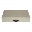 Storage box A3, BIGSO SVERKER CANVAS, 43,5 x 31 x H 8,5 cm, Beige Storage box A3, BIGSO SVERKER CANVAS, 43,5 x 31 x H 8,5 cm, Beige