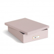 Storage box A4 +, BIGSO OSKAR RESTORE, 35 x 26 x H 8,5 cm, Rose