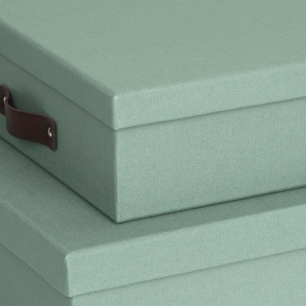 Storage box A4 +, BIGSO OSKAR CANVAS, 35 x 26 x H 8,5 cm in the group Storage / Storage boxes / BigSo storage boxes at SmartaSaker.se (40785)