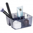 Storage Box in recycled plastic, with dividers, SAN DIEGO, 15,5 x 15,4, x H 7 cm, Transparent grey Storage Box in recycled plastic, with dividers, SAN DIEGO, 15,5 x 15,4, x H 7 cm, Transparent grey