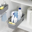 Storage Caddy with easy pull wheels, EASY ACCSESS, 46 x 17 x H 11 cm, Joseph Joseph, Grey Storage Caddy with easy pull wheels, EASY ACCSESS, 46 x 17 x H 11 cm, Joseph Joseph, Grey