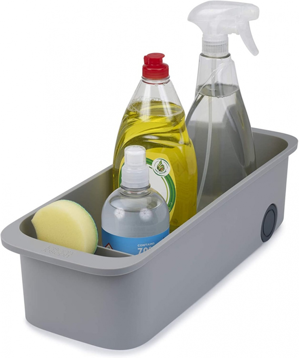 Storage Caddy with easy pull wheels, EASY ACCSESS, 46 x 17 x H 11 cm, Joseph Joseph, Grey in the group Storage / Kitchen storage / Kitchen cabinet organizers / Under sink storage at SmartaSaker.se (40793)