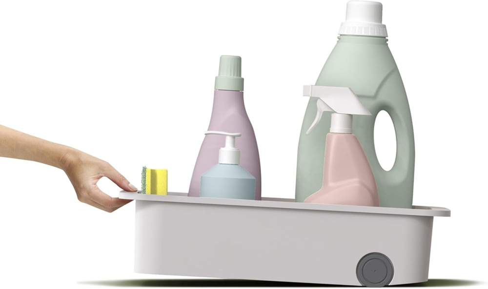Storage Caddy with easy pull wheels, EASY ACCSESS, 46,5 x 30,5 x H 11 cm, Joseph Joseph, Grey in the group Storage / Kitchen storage / Kitchen cabinet organizers / Under sink storage at SmartaSaker.se (40794)