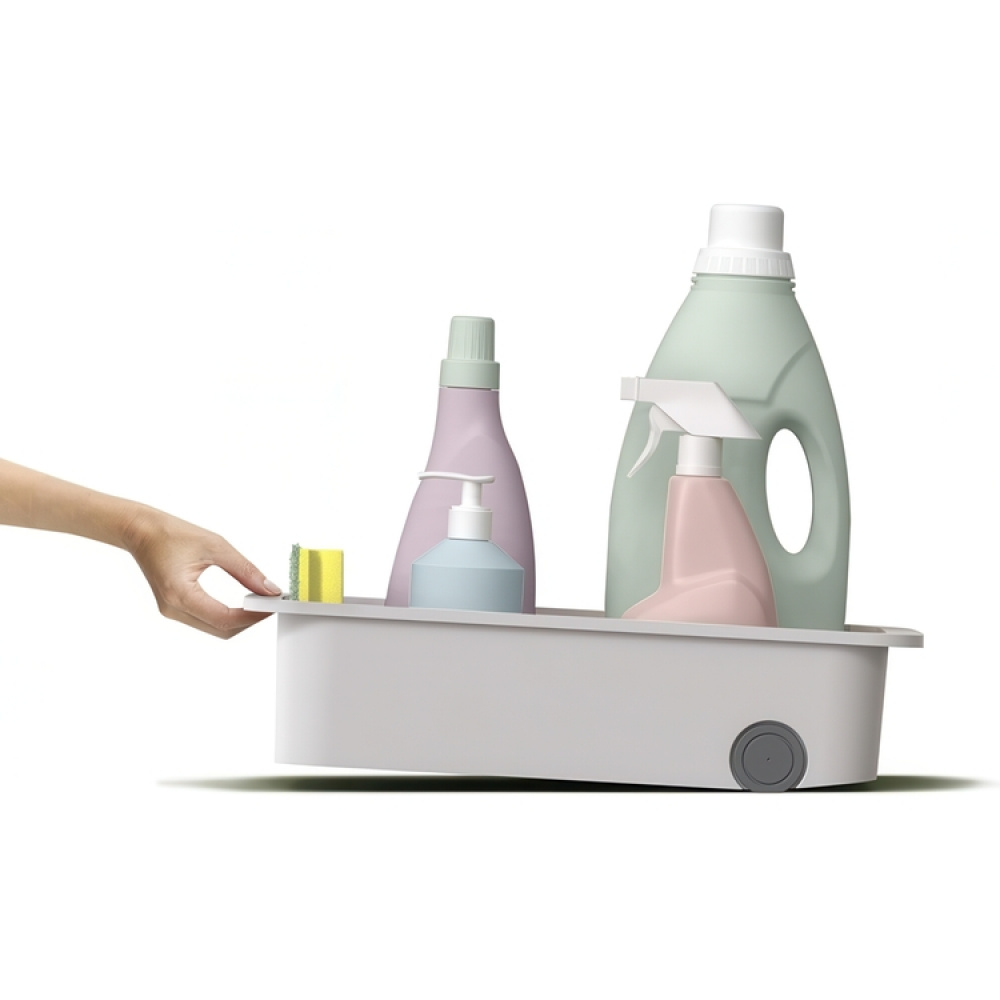 Storage Caddy with easy pull wheels, EASY ACCSESS, 46,5 x 30,5 x H 11 cm, Joseph Joseph, Grey in the group Storage / Kitchen storage / Kitchen cabinet organizers / Under sink storage at SmartaSaker.se (40794)