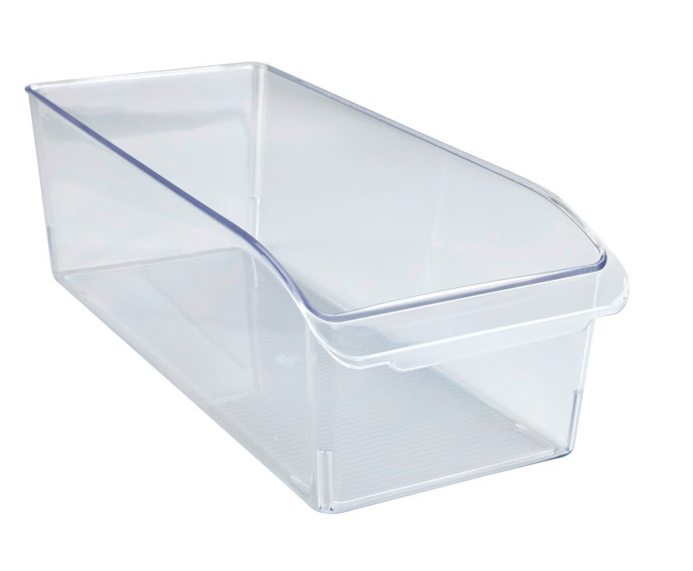 Storage box with handle, MEDIUM CABINET-ORGANIZER, 37 x 15 x H 11 cm, Clear in the group Storage / Kitchen storage at SmartaSaker.se (40813)