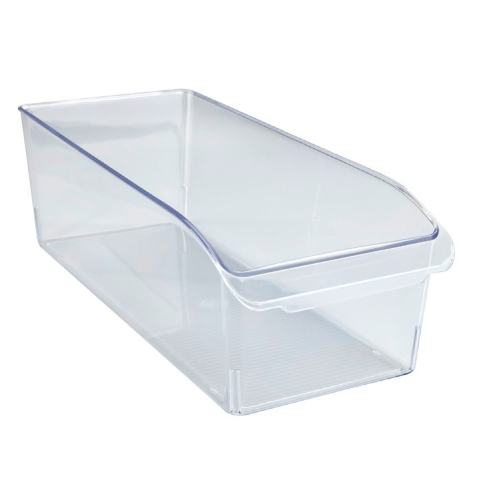 Storage box with handle, MEDIUM CABINET-ORGANIZER, 37 x 15 x H 11 cm, Clear in the group Storage / Kitchen storage / Kitchen cabinet organizers at SmartaSaker.se (40813)