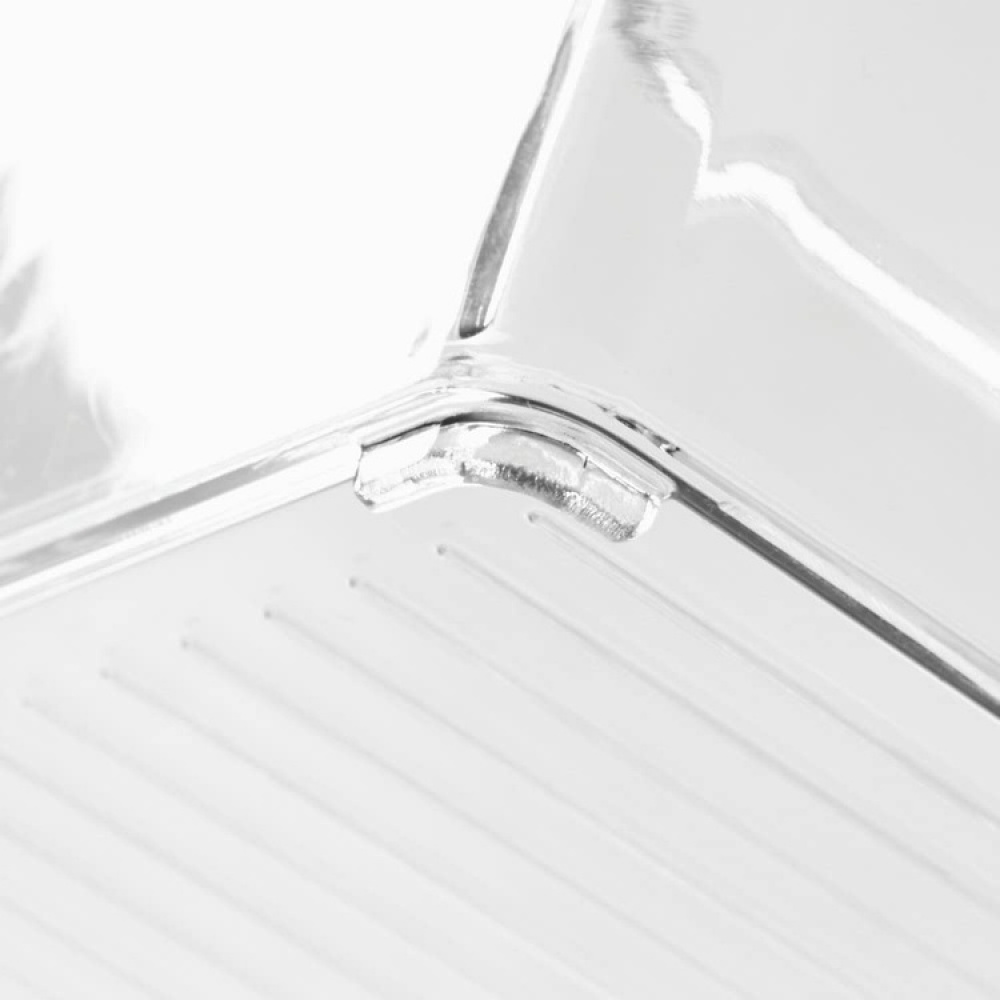 Storage box with handle, KITCHEN BINZ, 15,2 x 41 x H7,6 cm, Transparent in the group Storage / Kitchen storage / Fridge storage at SmartaSaker.se (40816)