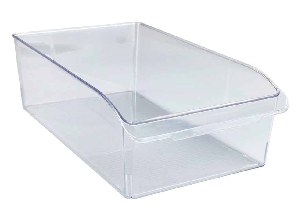 Storage box with handle, LARGE CABINET-ORGANIZER, 37 x 21 x H 11 cm, Clear in the group Storage / Kitchen storage / Kitchen cabinet organizers at SmartaSaker.se (40817)