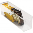 Storage box with handle, Slim, Long, KITCHEN BINZ, 10,2 x 40,6 x H12,7 cm, Transparent Storage box with handle, Slim, Long, KITCHEN BINZ, 10,2 x 40,6 x H12,7 cm, Transparent
