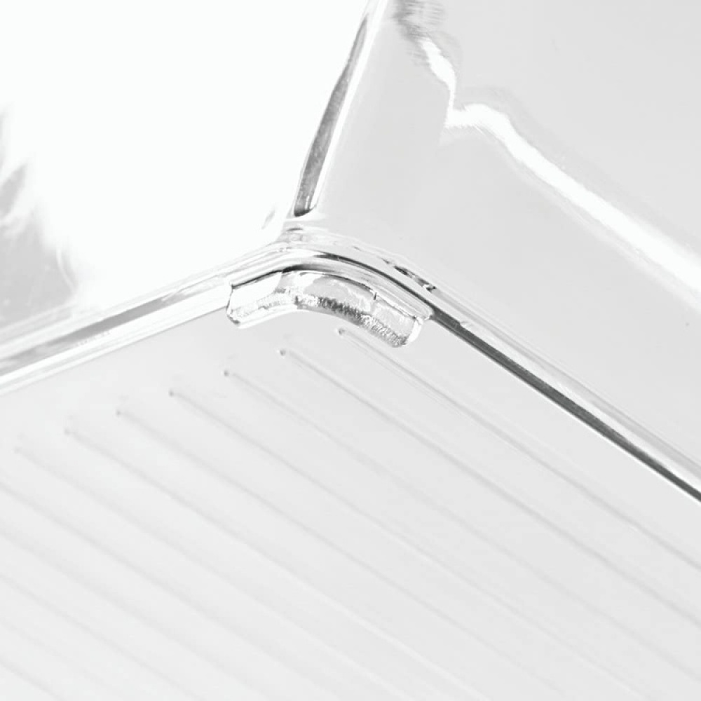 Storage box with handle, Slim, Long, KITCHEN BINZ, 10,2 x 40,6 x H12,7 cm, Transparent in the group Storage / Kitchen storage / Fridge storage at SmartaSaker.se (40819)