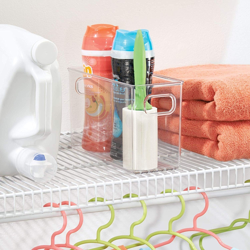 Storage Basket, ID BATH BINZ!, 25,4 x 10,2 x H 15,2 cm, Transparent in the group Storage / Kitchen storage / Storage bins and jars at SmartaSaker.se (40828)