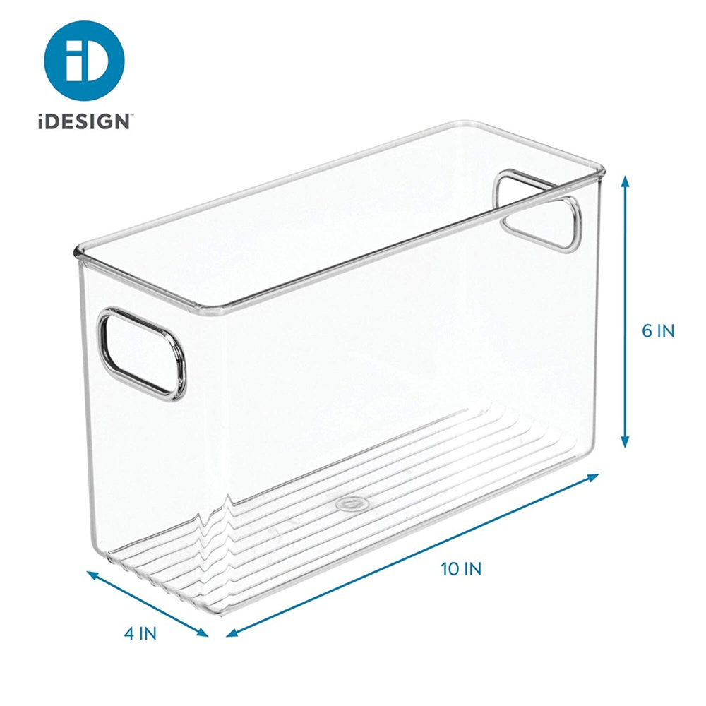 Storage Basket, ID BATH BINZ!, 25,4 x 10,2 x H 15,2 cm, Transparent in the group Storage / Kitchen storage / Storage bins and jars at SmartaSaker.se (40828)