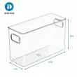 Storage Basket, ID BATH BINZ!, 25,4 x 10,2 x H 15,2 cm, Transparent Storage Basket, ID BATH BINZ!, 25,4 x 10,2 x H 15,2 cm, Transparent