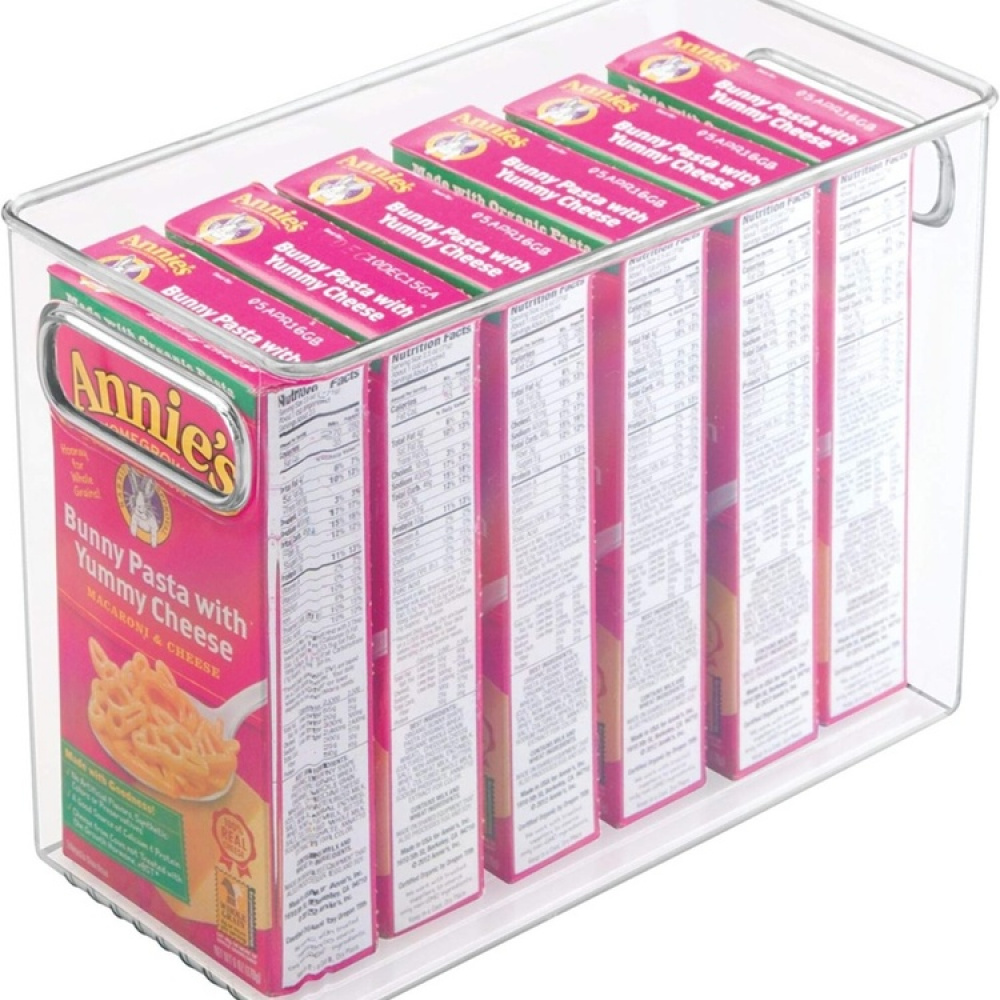 Storage Basket, ID NARROW PANTRY BIN, 25,4 x 12,7 x H 20,3 cm, Transparent in the group Storage / Kitchen storage / Kitchen cabinet organizers at SmartaSaker.se (40829)