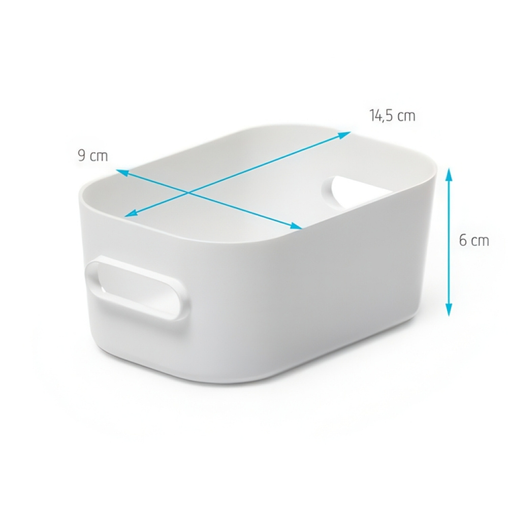 Storage Basket, Extra Small, SMARTSTORE COMPACT XS, 14,5 x 9 x H6 cm in the group Storage / Storage boxes / SmartStore storage boxes at SmartaSaker.se (40836)