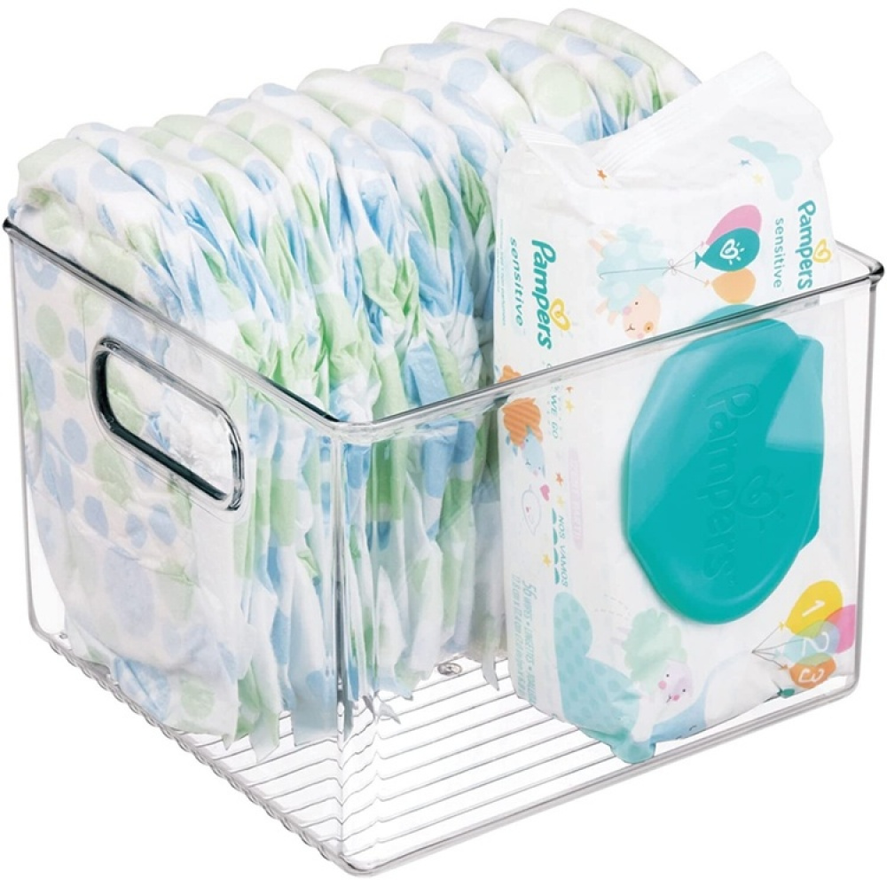 Storage Box, PANTRY BINZ, Square, 20 x 20 x H15 cm, Clear in the group Storage / Kitchen storage / Storage jars at SmartaSaker.se (40839)
