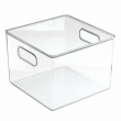 Storage Box, PANTRY BINZ, Square, 20 x 20 x H15 cm, Clear Storage Box, PANTRY BINZ, Square, 20 x 20 x H15 cm, Clear